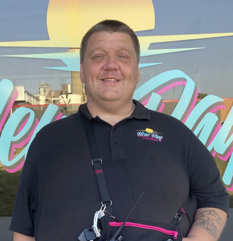 man helped by New Day Columbia
